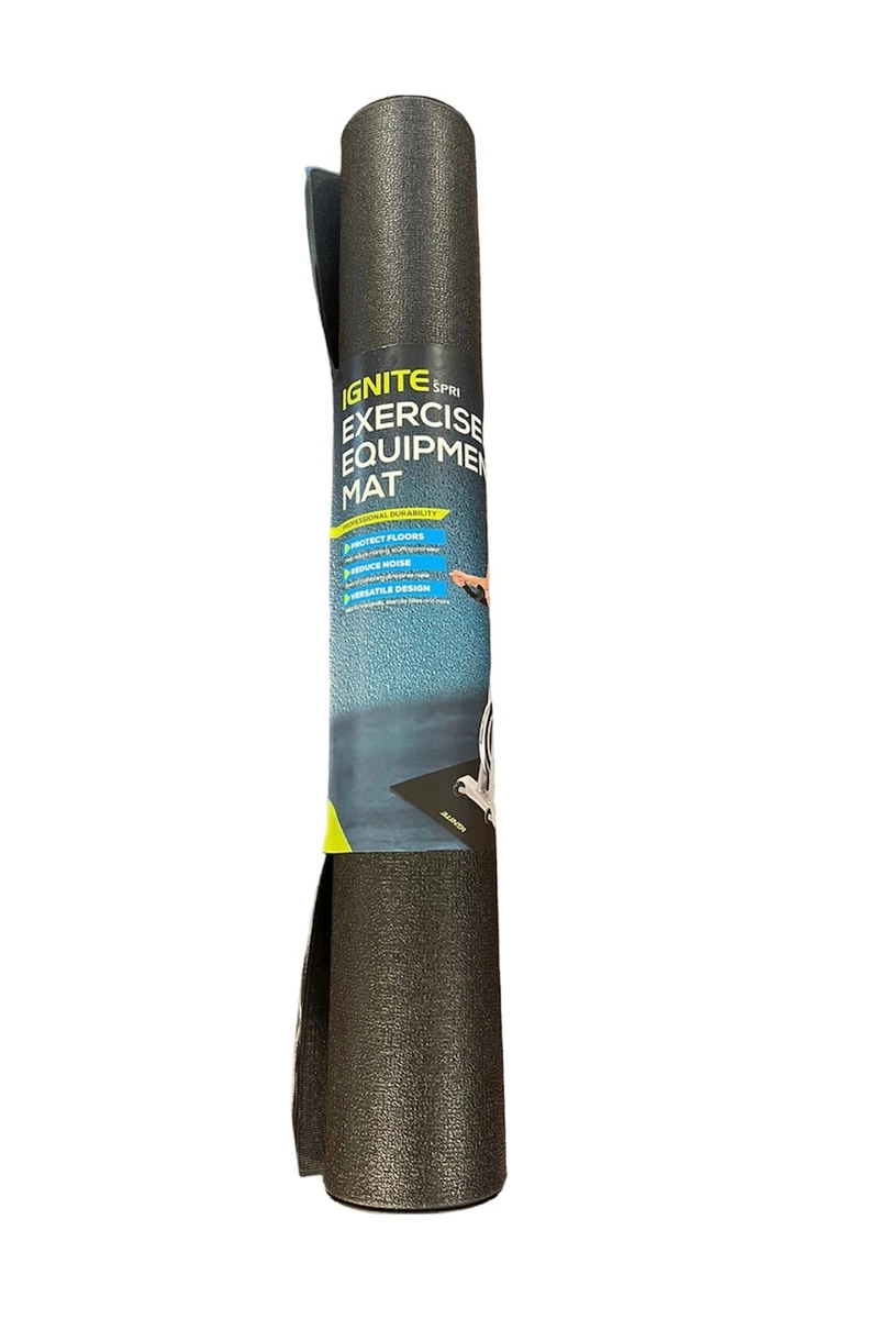 Ignite by SPRI Exercise Equipment Mat Black 5mm 72