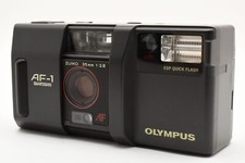 Olympus AF-1 Quartz Date QD f2.8 35mm Point Shoot Black Film Camera JAPAN Exc 5