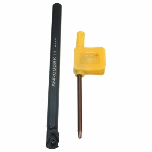 SNR0008k11 Threading Boring Bar Turning Tool Holder For 11 IR CNC Lathe S7B8 - Foto 2 di 3