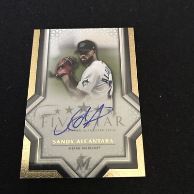 Sandy Alcantara 2023 Five Star Auto Autograph #FSA-SAL2 (e)