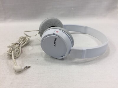 SONY ワイヤレスヘッドホン ホワイト Sony MDR-ZX110 ZX-Series Folding Extra Bass Stereo Headphones