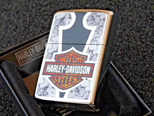 Zippo Lighter ⁕ Harley Davidson ⁕ Z - Fusion ⁕ 60002646 ⁕ Neu New ⁕ A253
