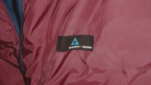 Genuine Scooter Co Gerry Goose Puffer Parka Mens Large Maroon Blue Reversible - Picture 5 of 9