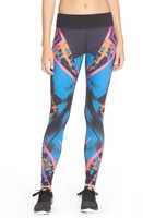 Zella 'live In' Blue Asure Chalet Print Leggings Xs $69 on sale Zella 'live In' Blue Asure Chalet Print Leggings Xs $69 on sale