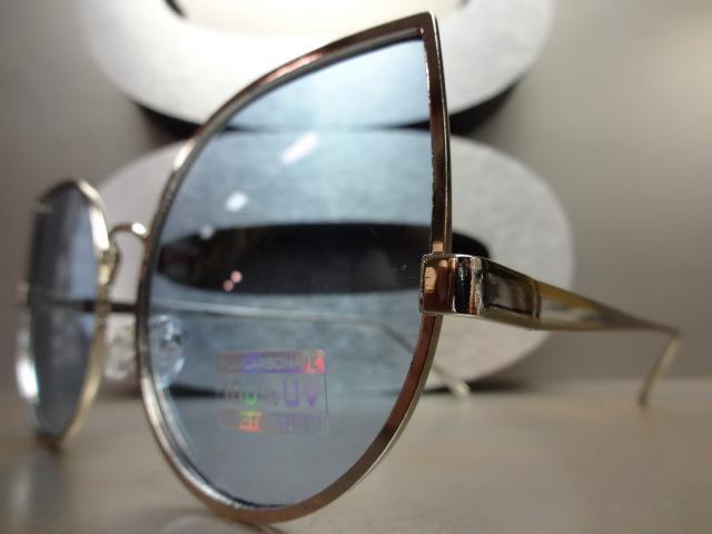 OVERSIZED VINTAGE 70s RETRO CAT EYE Style SUNGLASSES Huge  display picture 1
