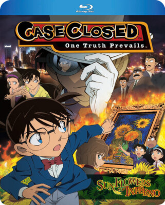 Case Closed Sunflowers of Inferno BLURAY w/ Slipcover (Out of Print)
