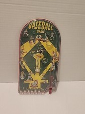 HOME RUN PINBALL Baseball Game Toy Schylling Classic Handheld Pin Ball Tin 2006