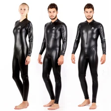 Unisex Competition Wetsuit Swimwear Front Zipper Training Racing Diving Leotards