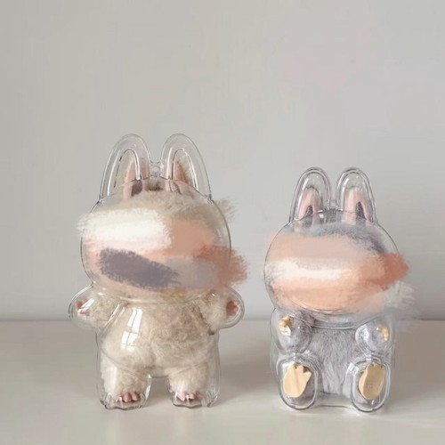 Lapupu transparent protective case, unbreakable, dust-proof display toy clothes