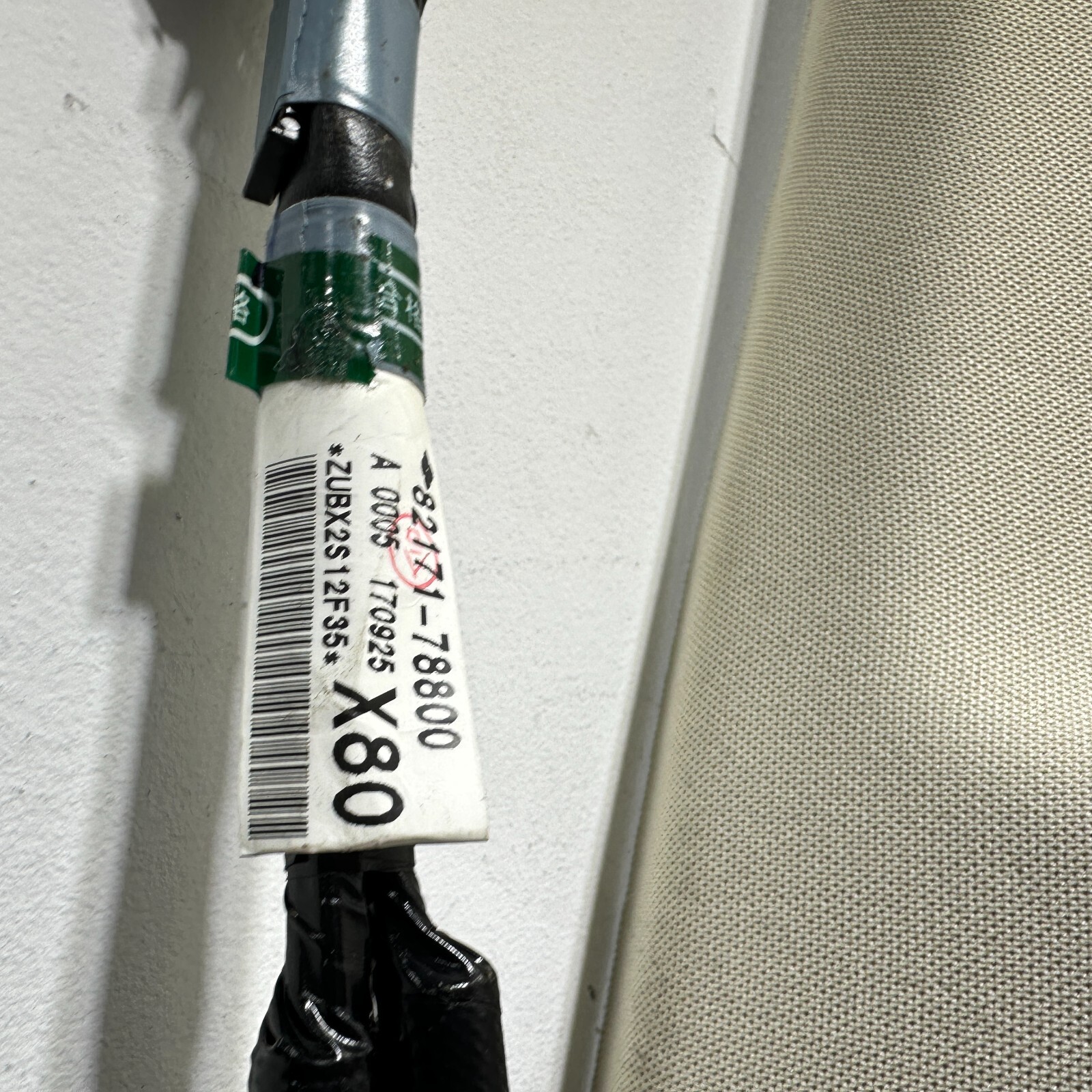 2018-2021 LEXUS NX300 ROOF HEADLINER CEILING PANEL TRIM COVER W/ WIRE OEM CREME