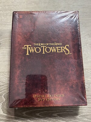 Lord of the Rings Two Towers DVD 2003 NEW 4-Disc Set Platinum Series OOP RARE 