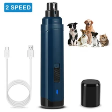 Electric USB Nail Grinder Cat Dog Pet Paw Grooming Trimmer Tools File Clipper