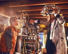 Back to The Future II Michael J Fox Christopher Lloyd 8x10 photo