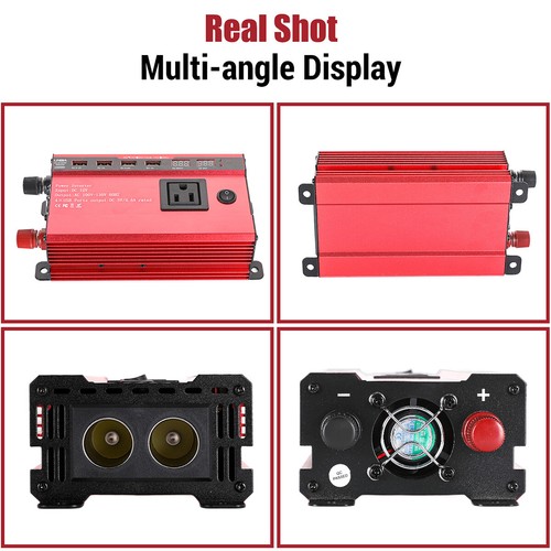 5000W Car Power Inverter DC 12V to AC 110V 120V Converter Adapter Charger Outlet - Picture 51 of 52