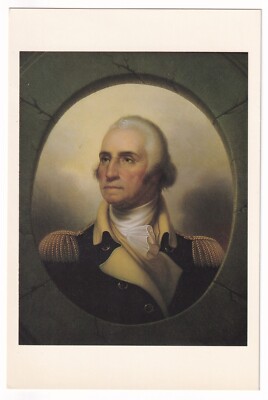 Post Card George Washington by Rembrandt Peale 1823