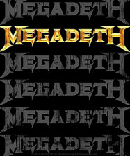Megadeth - Multi Logo Sticker
