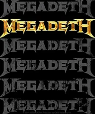 Megadeth - Multi Logo Sticker