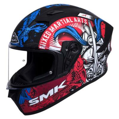 SMK STELLAR SAMURAI FULL FACE ROAD RACE MOTORCYCLE HELMET SIZE XS S M L XL 2XL