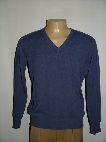 MENS KAPRE HISKA V-NECK SWEATER SIZE L 