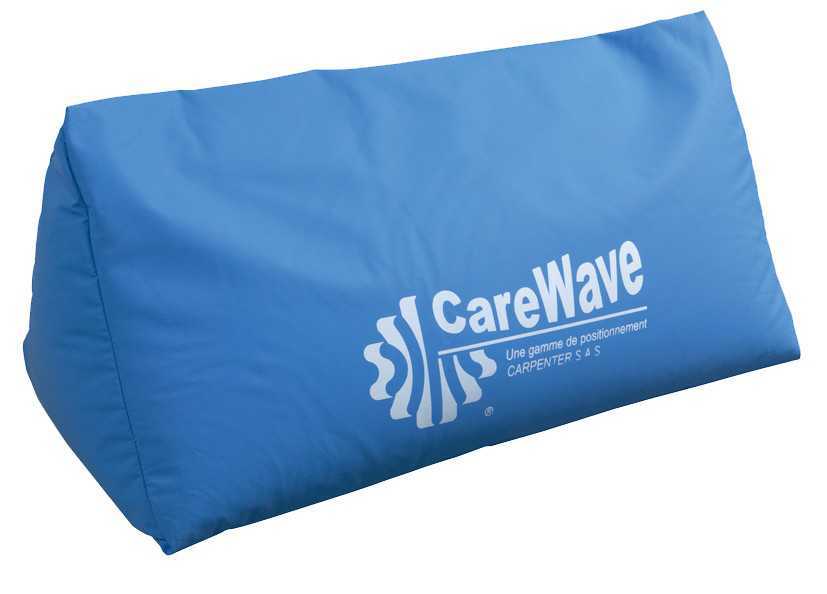 Coussin triangulaire anti escarres CareWave XL pour lit médicalisé
