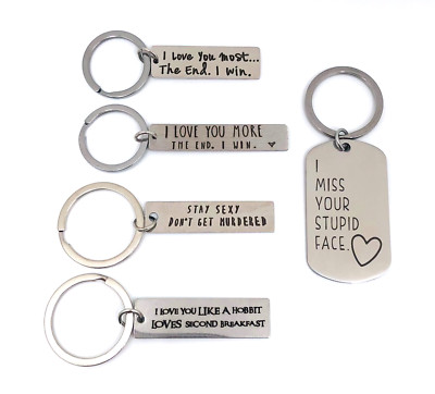 Relationship Keychain for Boyfriend Girlfriend Relationship Gift Funny Love