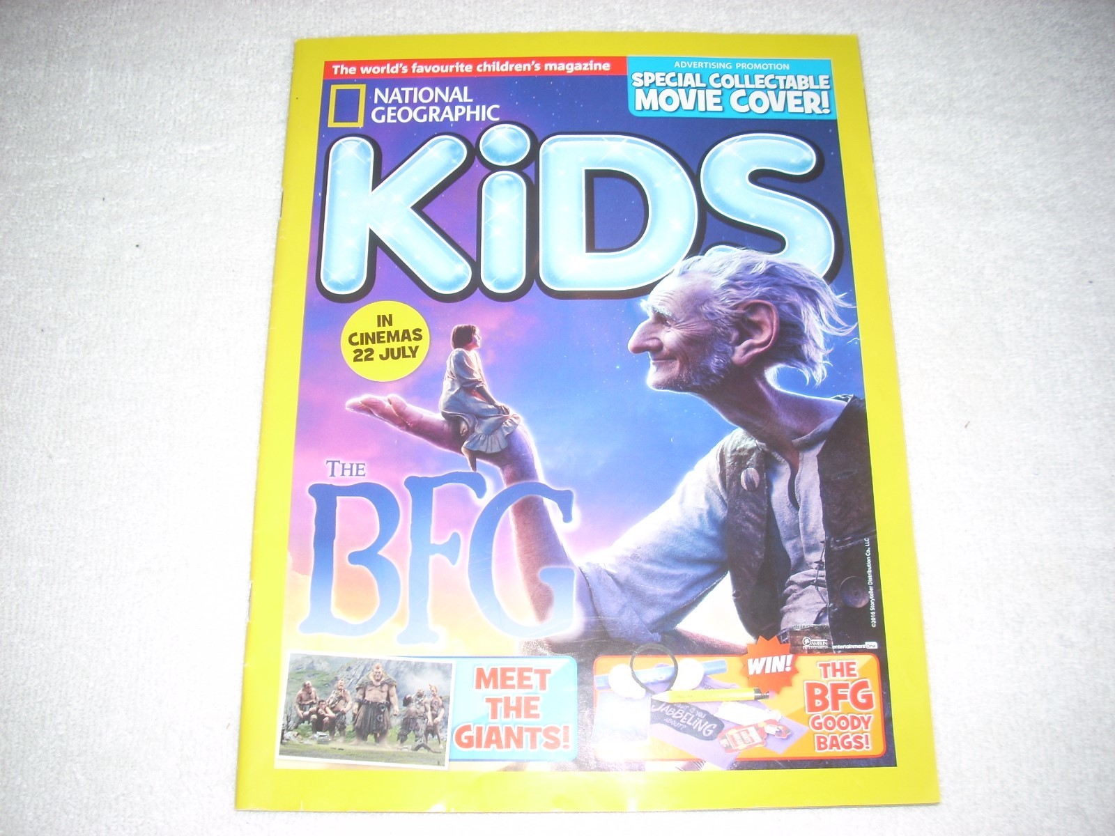 National Geographic Kids Magazine Issue 128 August 2016 Animal Athletes BFG