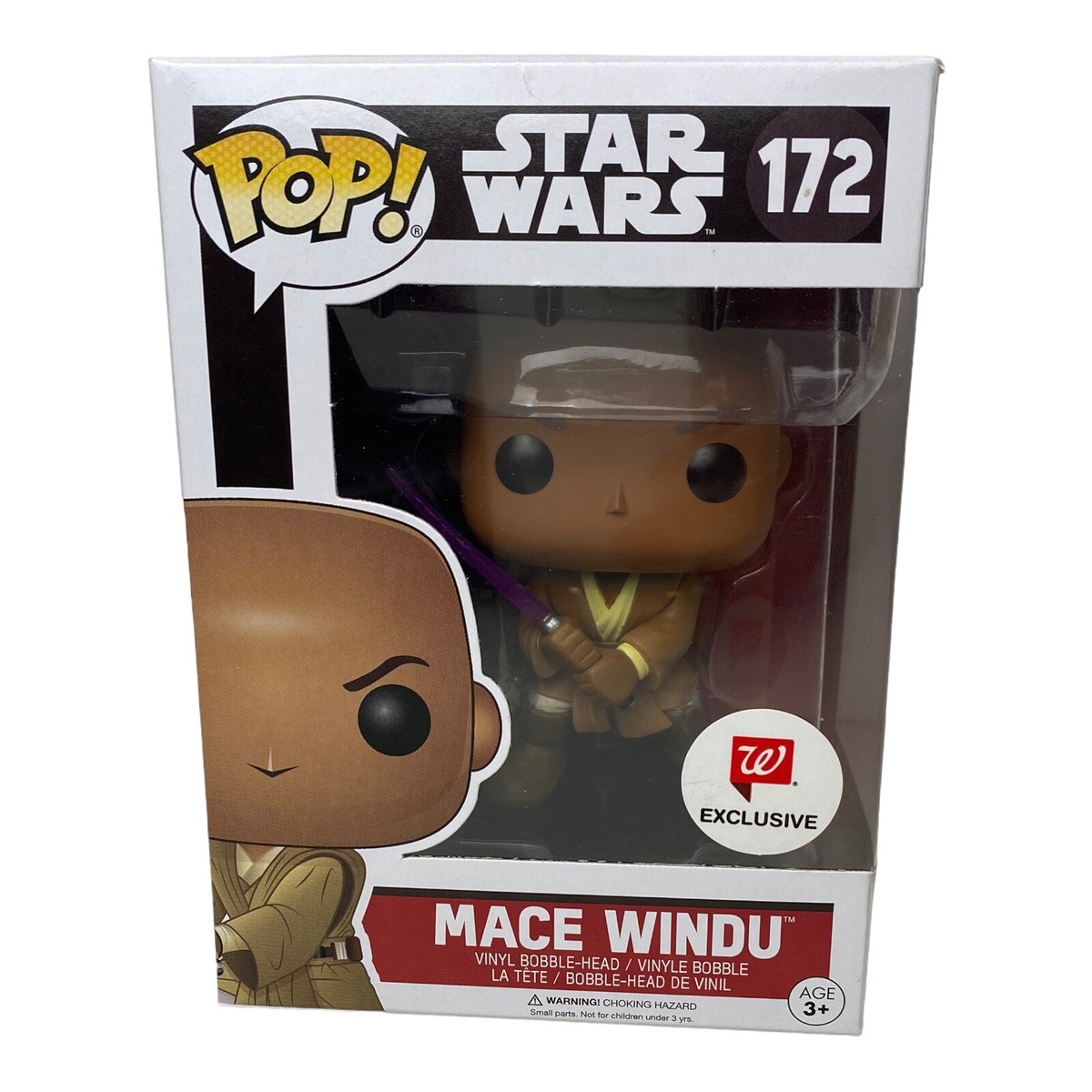 Funko Pop Star Wars MACE WINDU Walgreens EXCLUSIVE #172 VAULTED | eBay