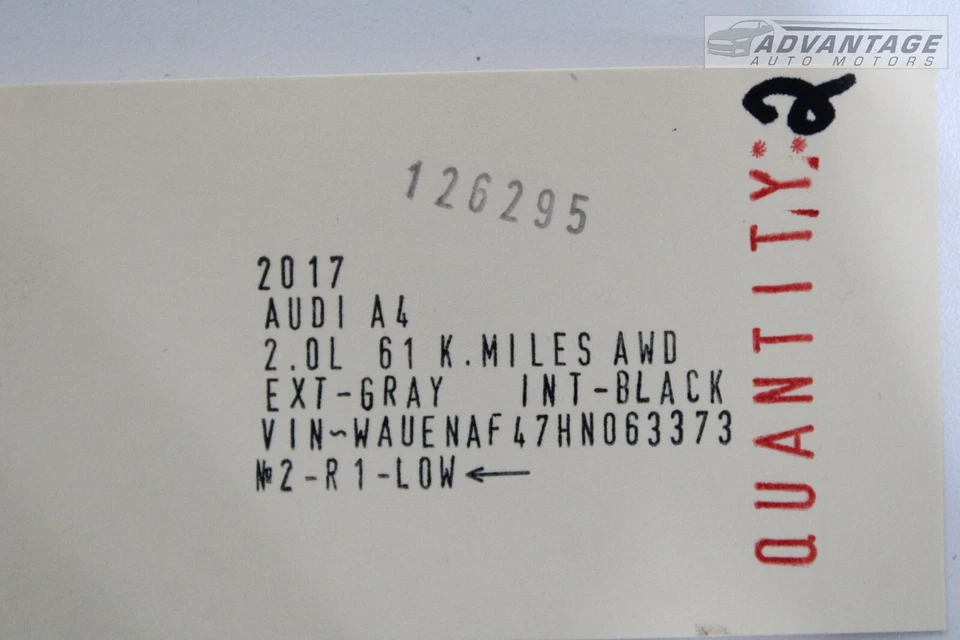 AUDI A4 QUATTRO 2017-2020 TAPA MALETERO TRASERO DERECHO O IZQUIERDO PARACHOQUES TAPÓN OEM Foto 4 de 4