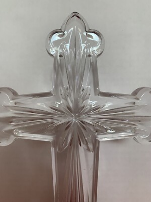WATERFORD Lead Crystal Standing Cross 10 inch | eBay