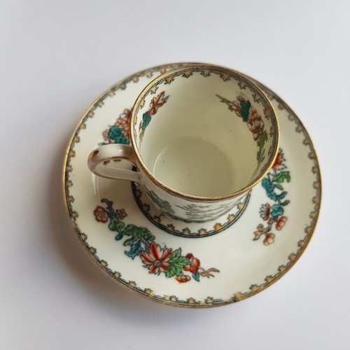 Copeland Spode Antique Ceramic Tea and Cup Saucer Oriental Rose c1900 England - Picture 7 of 13