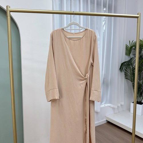 Abaya Muslim Women Rhinestone Kaftan Maxi Dress Dubai Moroccan Party Gown Caftan - 第 187/196 張圖片
