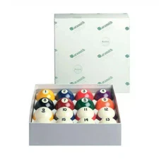 ARAMITH CROWN STANDARD BELGIUM POOL BALL SET 2 1/4" NEW SHIPS FREE N FREE TIPS