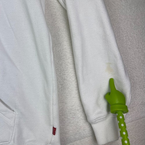 Levi's Hoodie Men's Medium Hooded Pullover Sweater White Levi Strauss RN 117508 - 第 7/9 張圖片