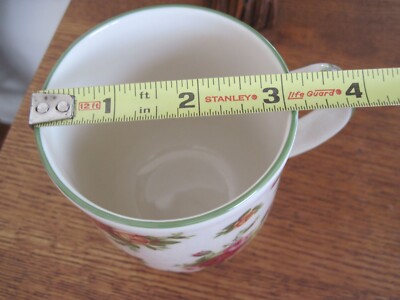 Vintage Royal Albert Old Country Roses Casual Classics Green Trim Mug 1999  | eBay