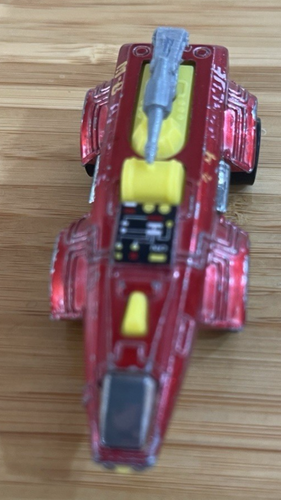Hot Wheels 1978 Spacer Racer Metallic Red Space Moon Car Vintage M B Rescue HK