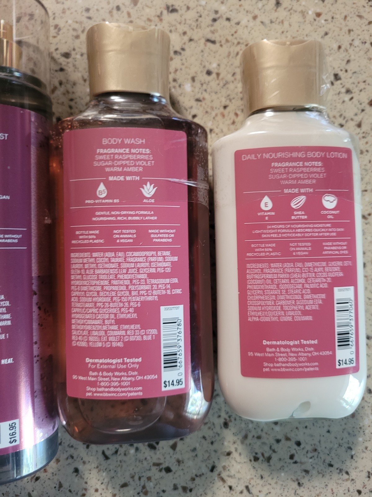 Bath & Body Works Blush Cardigan Body Cream, Fragrance Mist, Body Wash & Lotion 