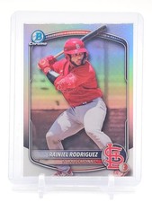 RAINIEL RODRIGUEZ 2025 BOWMAN CHROME REFRACTOR #BDC-72 CARDINALS Q0208