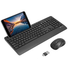 X9 Wireless USB-C Keyboard and Mouse Combo - Dual Port Compatibility USB C ...
