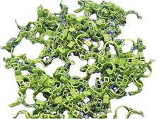 Universal Plastic Organization Clips Green 3-Inch Cable Management