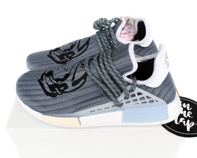 Adidas Pharrell HU BBC NMD Astronaut Blue UK 7 US 7.5 EUR 40 2/3 GW3955 New