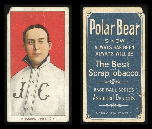 T206 Bill Milligan ~~ PR/FR condition ~~ Polar Bear back