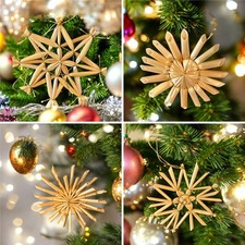 Set of Straw Stars