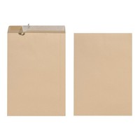 Versandtasche B4 100G Haftklebend Blau 10Er Recyclingpapier Herlitz Braun