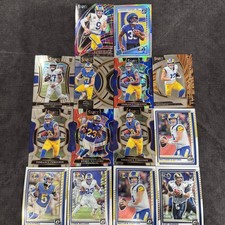 Los Angeles St. Louis Rams 14 Card Lot Numbered RCs Nacua Warner Stafford Hunter