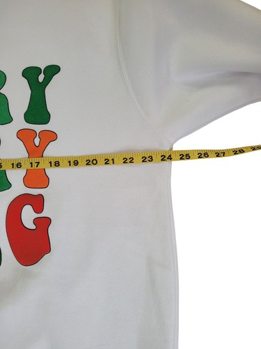 New PACIFIC & CO XL White Merry Every Thing Sweatshirt Women - Picture 7 of 11