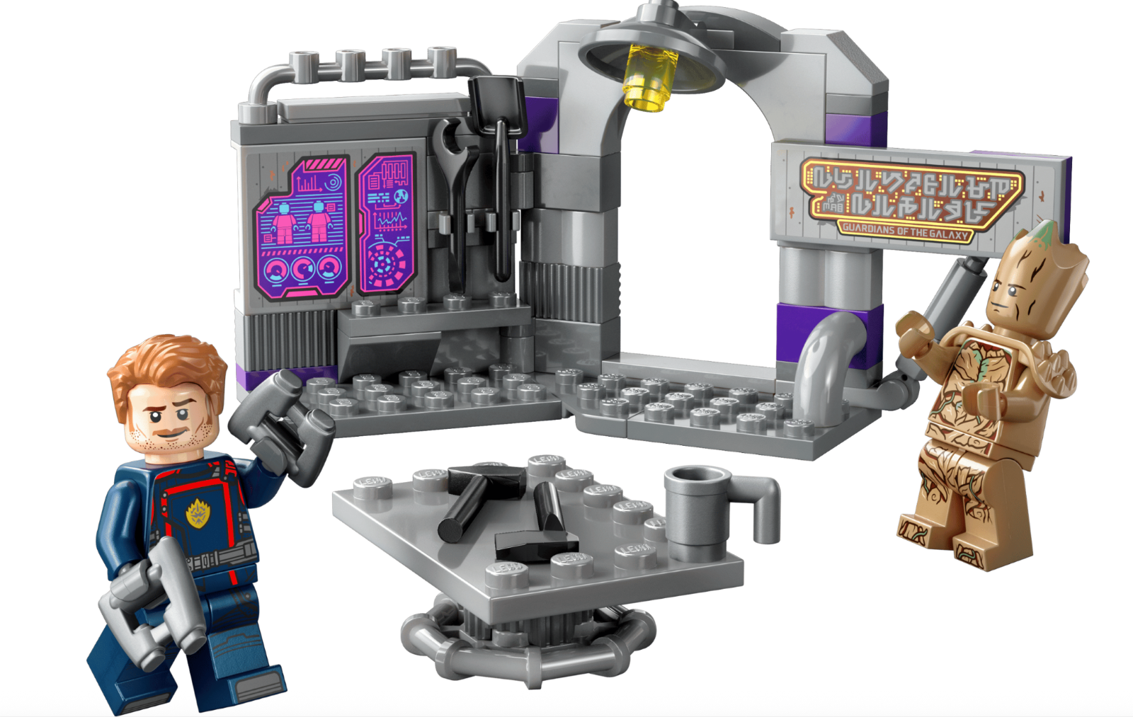Lego Marvel Super Heroes 76253 Guardians of the Galaxy Headquarters Minifigures