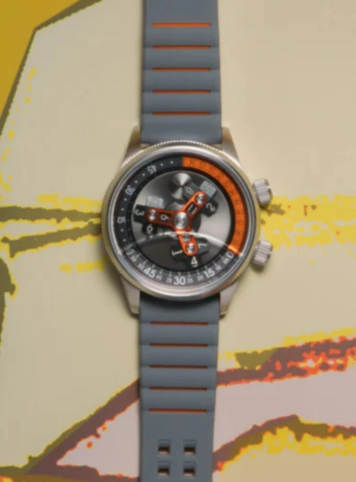 Xeric Vendetta II Automatic Grey Dial  W/ Orange Details - Image 2 of 4