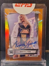 2025 Topps Chrome WWE  Nikkita Lyons Orange Refractor /25