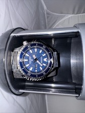 NEW CITIZEN ECO DRIVE MAN'S AUTOMATIC PROMASTER DIVE WATCH NY0136-52L Blue