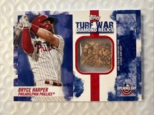2022 Topps Opening Day Bryce Harper /Pete Alonso Turf War Diamond Relics #TWR-HA